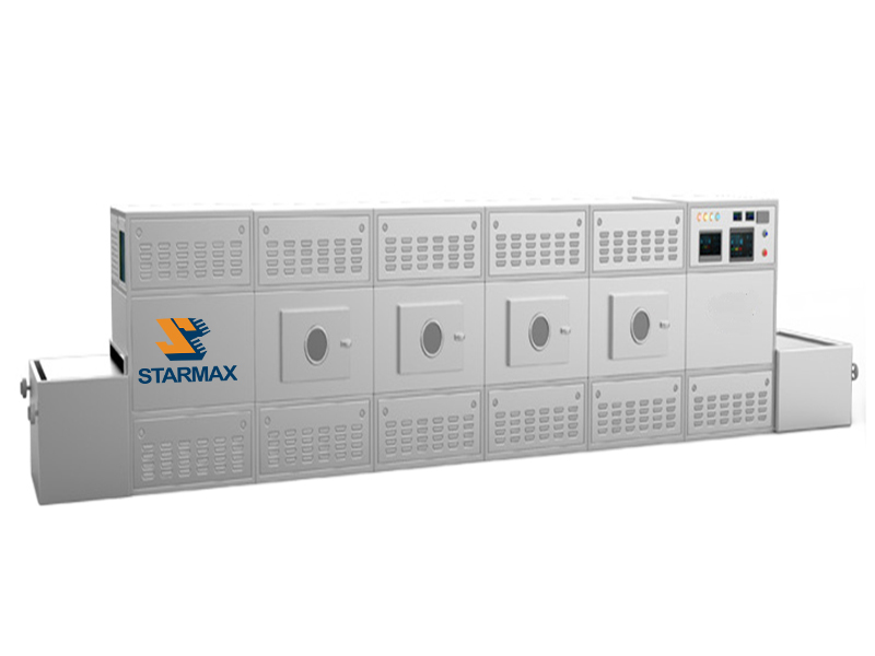 Live Insect Larva Grasshopper Cricket Dehydration Machine Continuous Industrial Drying Equipment